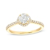 Thumbnail Image 1 of Previously Owned - Celebration Infinite™ 1 CT. T.W.  Diamond Frame Engagement Ring in 14K Gold (I/SI2)