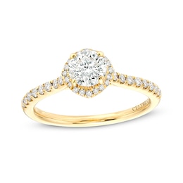 Previously Owned - Celebration Infinite™ 1 CT. T.W.  Diamond Frame Engagement Ring in 14K Gold (I/SI2)