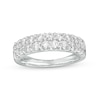 Thumbnail Image 1 of Previously Owned - 1-1/2 CT. T.W. Lab-Grown Diamond Double Row Anniversary Band in 14K White Gold (F/VS2)