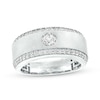Thumbnail Image 1 of Previously Owned - 1 CT. T.W. Lab-Grown Diamond Lined Wedding Band in 14K White Gold (F/VS2)