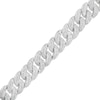 Thumbnail Image 1 of Previously Owned - 2 CT. T.W. Diamond Cuban Curb Chain Bracelet in Sterling Silver - 8.5"