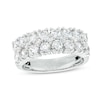 Thumbnail Image 1 of Previously Owned - 3 CT. T.W. Diamond Double Row Wedding Band in 10K White Gold