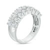 Thumbnail Image 3 of Previously Owned - 3 CT. T.W. Diamond Double Row Wedding Band in 10K White Gold