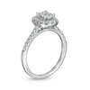 Thumbnail Image 3 of Previously Owned - 3/4 CT. T.W. Composite Cushion-Shaped Diamond Frame Engagement Ring in 10K White Gold