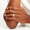 Thumbnail Image 2 of Previously Owned - 1/3 CT. T.W. Diamond Ridged Edge Seven Stone Band in 10K Gold