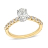 Thumbnail Image 1 of Previously Owned - 1-1/2 CT. T.W. Oval Lab-Grown Diamond Engagement Ring in 14K Gold (I/SI2)