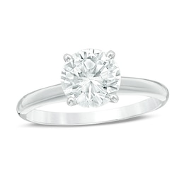 Previously Owned - 2 CT. Diamond Solitaire Engagement Ring in 14K White Gold (I/I1)