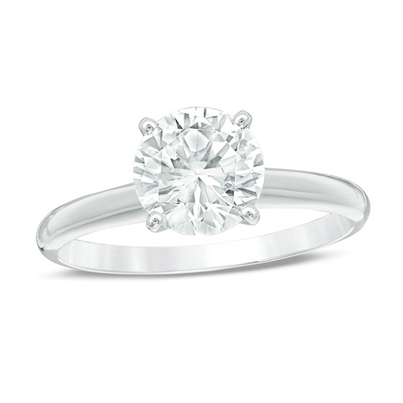 Main Image 1 of Previously Owned - 2 CT. Diamond Solitaire Engagement Ring in 14K White Gold (I/I1)