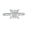 Thumbnail Image 4 of Previously Owned - 2 CT. Princess-Cut Lab-Grown Diamond Solitaire Engagement Ring in 14K White Gold (F/VS2)