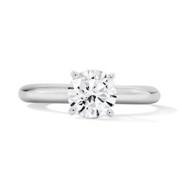 Previously Owned - 1 CT. Lab-Grown Diamond Solitaire Engagement Ring in 14K White Gold (I/SI2)