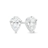 Thumbnail Image 1 of Previously Owned - 1/2 CT. T.W. Pear-Shaped Lab-Grown Diamond Solitaire Stud Earrings in 14K White Gold (F/SI2)