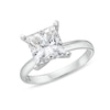 Thumbnail Image 1 of Previously Owned - 3 CT. Princess-Cut Lab-Grown Diamond Solitaire Engagement Ring in 14K White Gold (I/SI2)