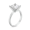 Thumbnail Image 4 of Previously Owned - 3 CT. Princess-Cut Lab-Grown Diamond Solitaire Engagement Ring in 14K White Gold (I/SI2)