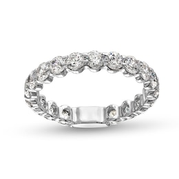 Previously Owned - 2 CT. T.W. Lab-Grown Diamond Eternity Anniversary Band in 14K White Gold (F/VS2)