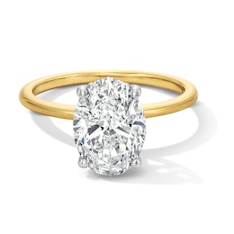 Previously Owned - 2-3/4 CT. T.W. Oval Lab-Grown Diamond Solitaire Engagement Ring in 14K Gold (F/VS2)