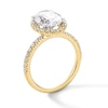 Thumbnail Image 2 of Previously Owned - 3-1/2 CT. T.W. Oval Lab-Grown Diamond Frame Engagement Ring in 14K Gold (F/VS2)
