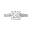 Thumbnail Image 3 of Previously Owned - 2-1/3 CT. T.W. Princess-Cut Lab-Grown Diamond Split Shank Engagement Ring in 14K White Gold (I/SI2)
