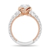 Thumbnail Image 4 of Previously Owned - Enchanted Star Belle 1-3/4 CT. T.W. Lab-Grown Diamond Rose Frame Engagement Ring in 14K Two-Tone Gold