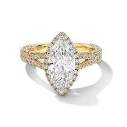 Previously Owned - Vera Wang Love Collection 3 CT. T.W. Marquise Lab-Grown Diamond Engagement Ring in 14K Gold