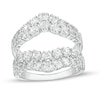 Thumbnail Image 1 of Previously Owned - 2 CT. T.W. Diamond Double Row Contour Solitaire Enhancer in 14K White Gold