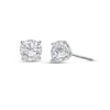 Thumbnail Image 1 of Previously Owned - 2 CT. T.W. Lab-Grown Diamond Solitaire Stud Earrings in 14K White Gold (F/SI2)
