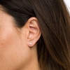 Thumbnail Image 2 of Previously Owned - 1/2 CT. T.W. Lab-Grown Diamond Solitaire Stud Earrings in 14K Gold (F/SI2)