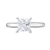 Thumbnail Image 3 of Previously Owned - 1-1/2 CT. Princess-Cut Lab-Grown Diamond Solitaire Engagement Ring in 14K White Gold (I/SI2)