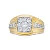 Thumbnail Image 4 of Previously Owned - 1-1/2 CT. T.W. Cushion-Shaped  Lab-Grown Multi-Diamond Ring in 10K Gold (F/SI2)