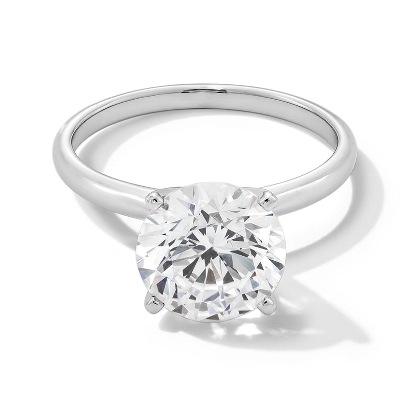 Main Image 1 of Previously Owned - 3 CT. Lab-Grown Diamond Solitaire Engagement Ring in 14K White Gold (F/VS2)