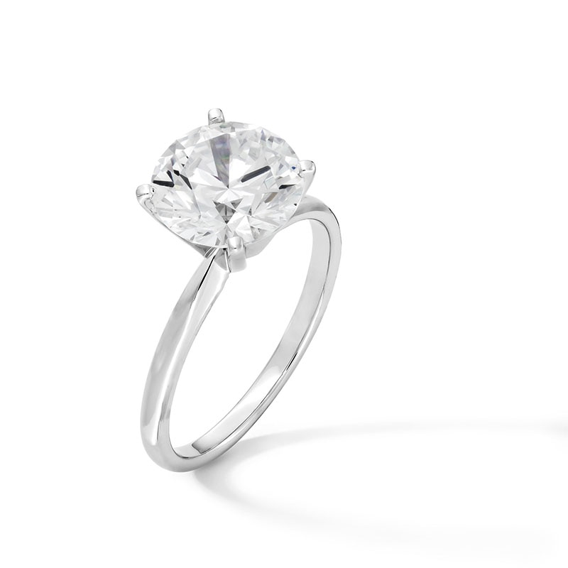 Main Image 3 of Previously Owned - 3 CT. Lab-Grown Diamond Solitaire Engagement Ring in 14K White Gold (F/VS2)