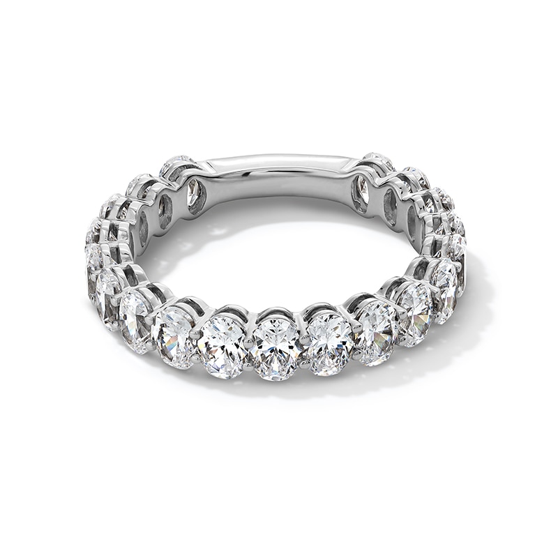 Main Image 1 of Previously Owned - 2 CT. T.W. Oval Lab-Grown Diamond Eternity Band in 14K White Gold (F/VS2)