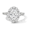 Thumbnail Image 1 of Previously Owned - Vera Wang Love Collection 3 CT. T.W. Oval Lab-Grown Diamond Engagement Ring in 14K White Gold