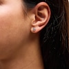 Thumbnail Image 2 of Previously Owned - 1 CT. T.W. Lab-Grown Diamond Solitaire Stud Earrings in 14K Gold (F/SI2)