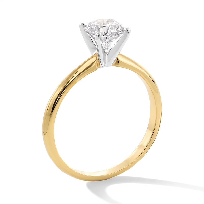 Main Image 3 of Previously Owned - 1 CT. Lab-Grown Diamond Solitaire Engagement Ring in 14K Gold (F/VS2)