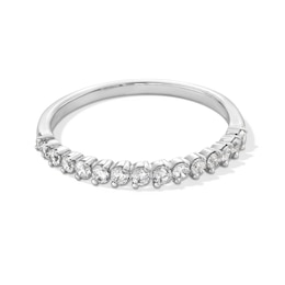 Previously Owned - 1/3 CT. T.W. Diamond Graduated Stackable Anniversary Band in 10K White Gold