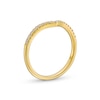 Thumbnail Image 3 of Previously Owned - 1/8 CT. T.W. Diamond Chevron Anniversary Band in 14K Gold