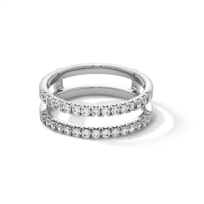 Main Image 1 of Previously Owned - 1/2 CT. T.W. Lab-Grown Diamond Solitaire Enhancer in 14K White Gold (F/VS2)
