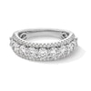 Thumbnail Image 1 of Previously Owned - 2 CT. T.W. Lab-Grown Diamond Triple Row Band in 14K White Gold (I/SI2)