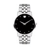 Thumbnail Image 1 of Previously Owned - Men's Movado Museum® Classic 1/20 CT. T.W. Diamond Watch with Black Dial (Model: 0607201)