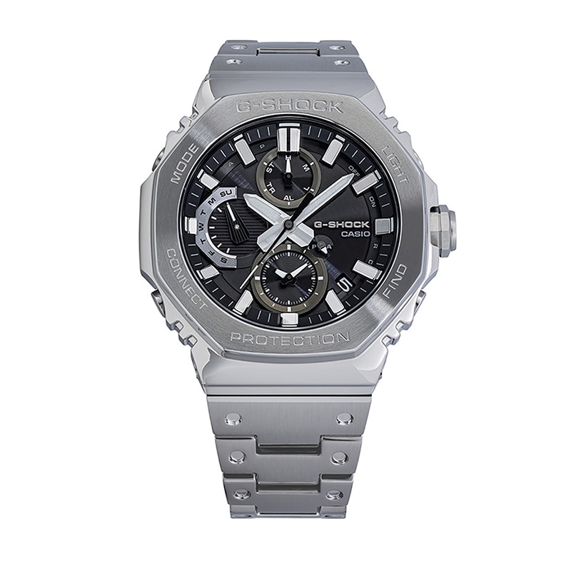 Main Image 1 of Previously Owned - Men's Casio G-Shock Solar-Powered Watch with Black Dial (Model: GMCB2100D1A)