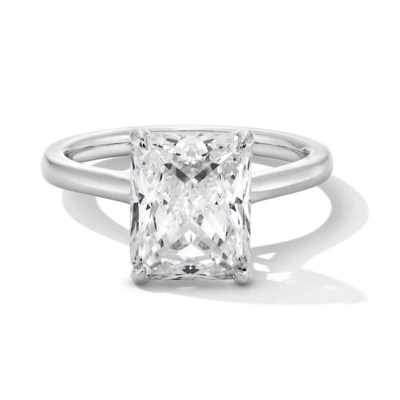 Main Image 1 of Previously Owned - 3 CT. Radiant-Cut Lab-Grown Diamond Solitaire Engagement Ring in 14K White Gold (F/VS2)