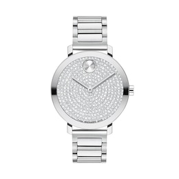 Previously Owned - Ladies' Movado Bold® Evolution Watch with Crystal Accent Dial (Model: 3601151)