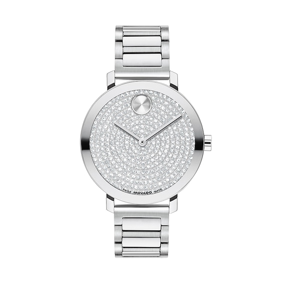 Previously Owned - Ladies' Movado Bold® Evolution Watch with Crystal Accent Dial (Model: 3601151)