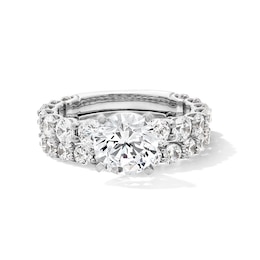 Previously Owned - 5-3/8 CT. T.W. Lab-Grown Diamond Bridal Set in 14K White Gold (F/VS2)