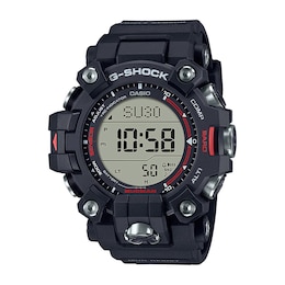 Previously Owned - Men's Casio G-Shock Master of G Solar Powered Black Strap Watch with Digital Dial (Model: GW9500-1)