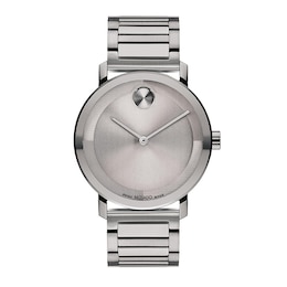 Previously Owned - Men's Movado Bold® Evolution Grey IP Watch with Textured Tonal Grey Dial (Model: 3601096)