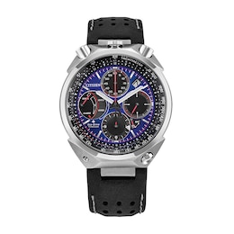 Previously Owned - Citizen Promaster Land Tsuno Chrono Super Titanium™ Strap Watch with Blue Dial (Model: AV0088-01L)