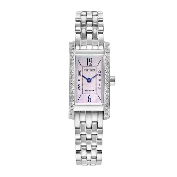Previously Owned - Ladies’ Citizen Eco-Drive® Palidoro Analog Watch with Pink Mother-of-Pearl Dial (Model: EG7110-54Y)