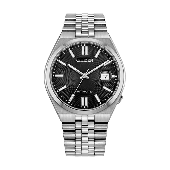 Previously Owned - Men’s Citizen® Tsuyosa Automatic Watch with Black Dial (Model: NK0020-55E)