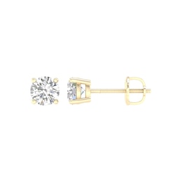 Previously Owned - 3/4 CT. T.W. Lab-Grown Diamond Solitaire Stud Earrings in 14K Gold (F/VS2)